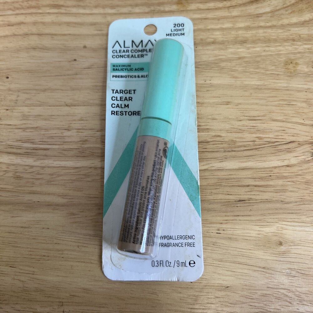 ALMAY Clear Concealer Makeup Skin Complexion 200 Light Medium Maximum Strength